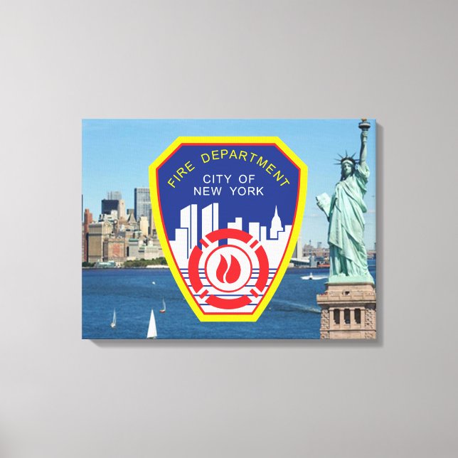 New York City Fire Department Canvas Print (Front)