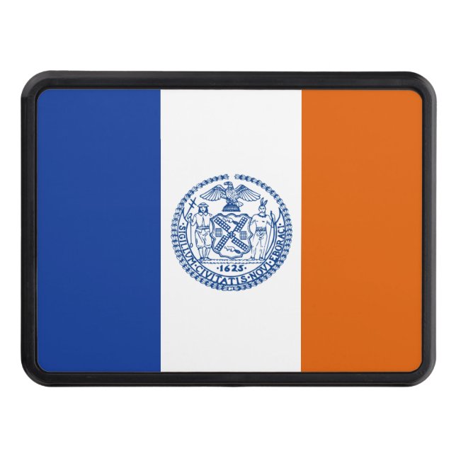 New York city flag Hitch Cover (Front)