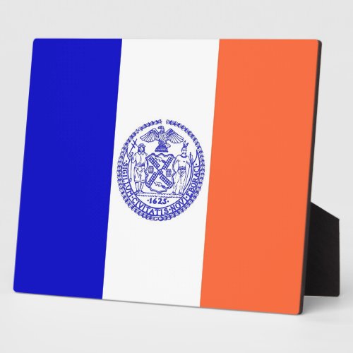 New York City Flag Plaque