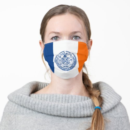 New York City Flag Unisex Adult Cloth Face Mask