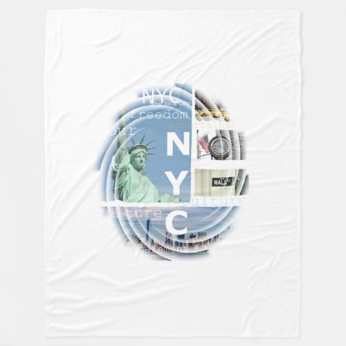 New York City Fleece Blanket