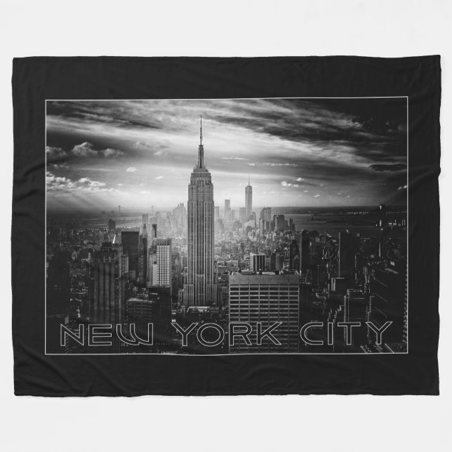 NEW YORK CITY fleece blankets (Front (Horizontal))