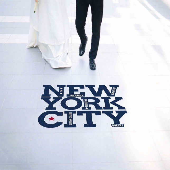 New York City Floor Decals (Wedding)
