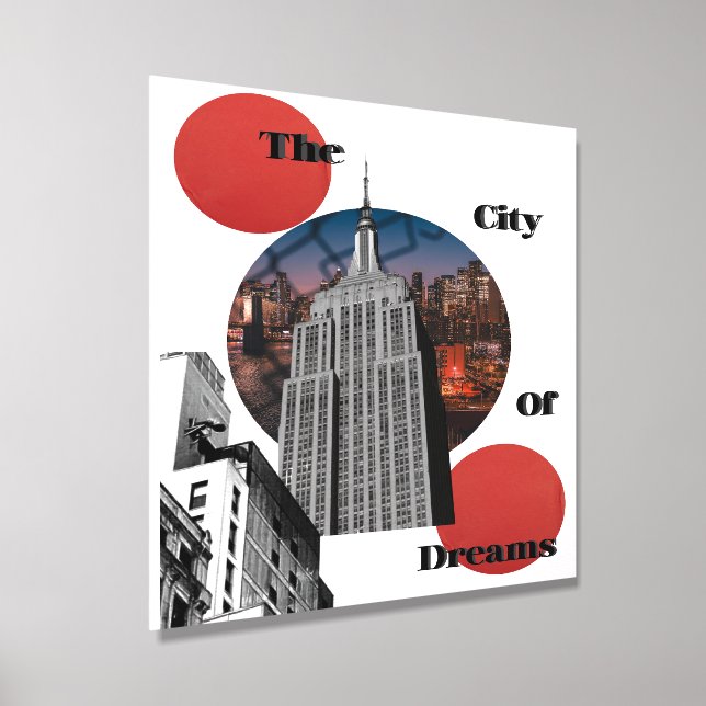 New York City  Foam Core Photo Tile (Angled)