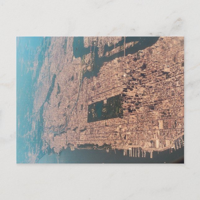 new york city from high up postcard (Front)