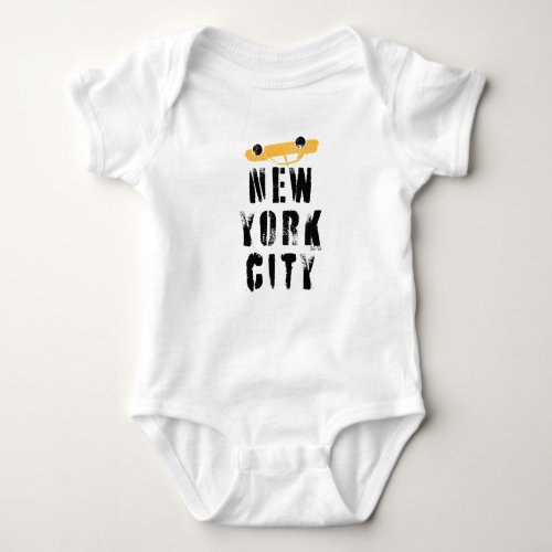 New York City fun cloth Baby Bodysuit