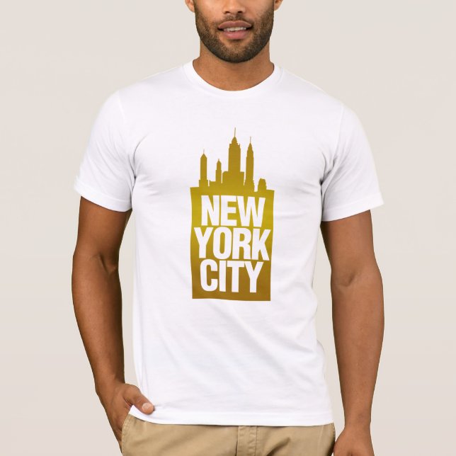 New York City Gold T-Shirt (Front)