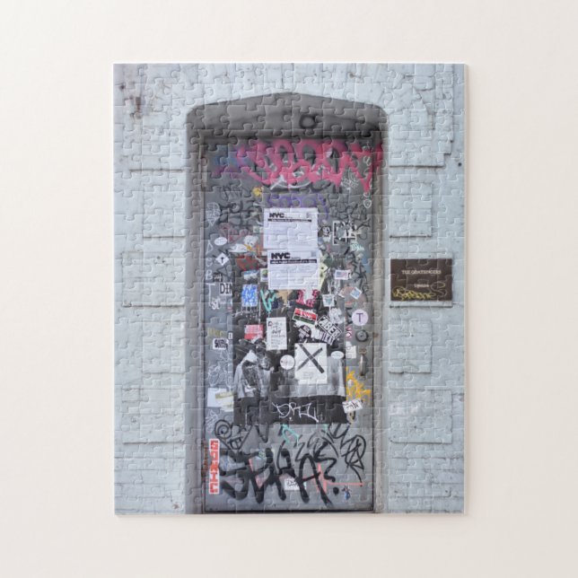 New York City Graffiti Tribeca Lower Manhattan NYC Jigsaw Puzzle (Vertical)