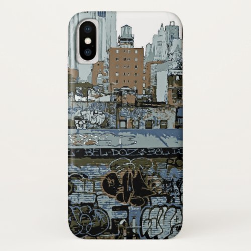 New York City Grafiti iPhone X Case