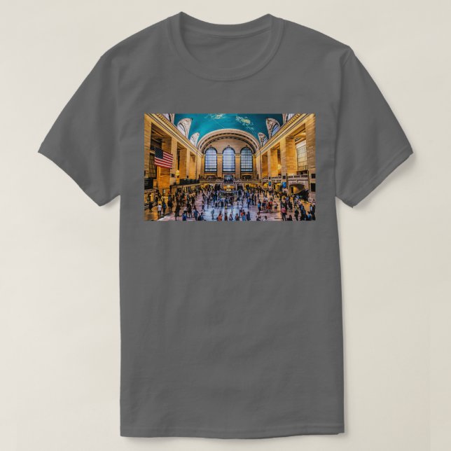 New York City Grand Central Station Terminal T-Shirt (Design Front)