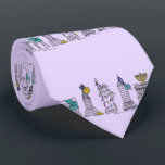 New York City Hanukkah NYC Chanukah Purple Holiday Tie<br><div class="desc">Features an original pen-and-ink illustration of various New York City landmarks "dressed up" for the holiday season. Perfect for Hanukkah!
Don't see what you're looking for? Need help with customization? Contact this designer to have something created just for you.</div>