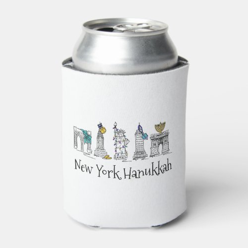 New York City Hanukkah NYC Jewish Holiday Chanukah Can Cooler