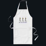 New York City Hanukkah NYC Jewish Holiday Gelt Long Apron<br><div class="desc">Features an original marker illustration of a classic NYC landmark "dressed up" for the holidays with Hanukkah gelt.</div>