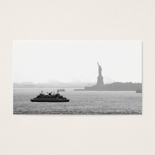 New York City Harbor - Statue of Liberty Business Card Templates