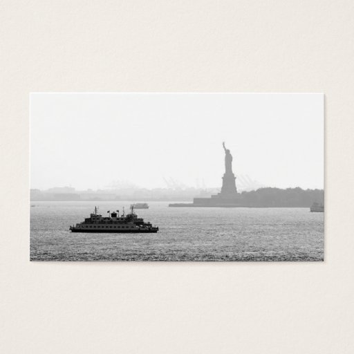 Customizable New York City Harbor - Statue of Liberty Business Card Templates