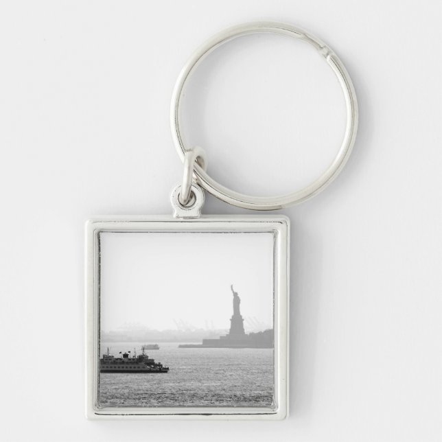 New York City Harbor - Statue of Liberty Keychain (Front)