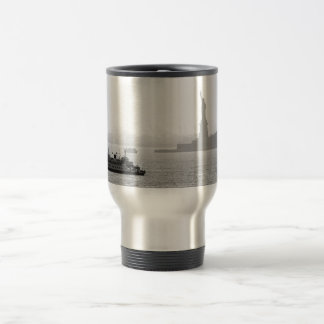 New York City Harbor - Statue of Liberty Travel Mug
