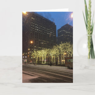 New York City Holiday Lights Christmas Card