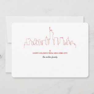 New York City Holiday Skyline