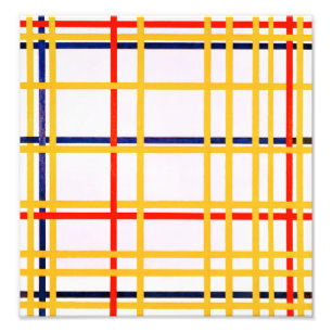 New York City I Piet Mondrian Photo Print
