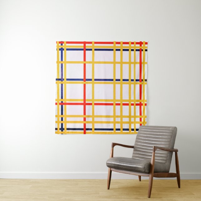 New York City I | Piet Mondrian | Tapestry (In Situ)