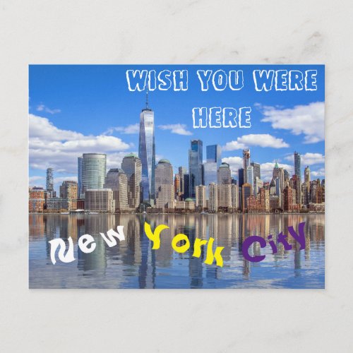 New York City _ I Wish You Were Here Postcard