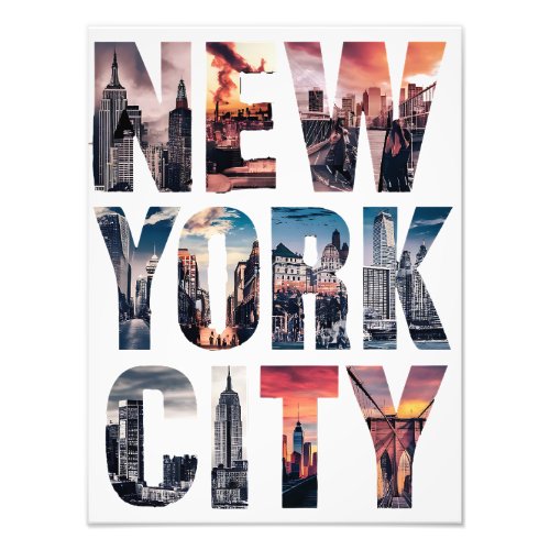 New York City iconic design Photo Print