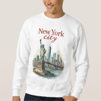 New York City – Iconic Statue & Skyline Sweatshirt
