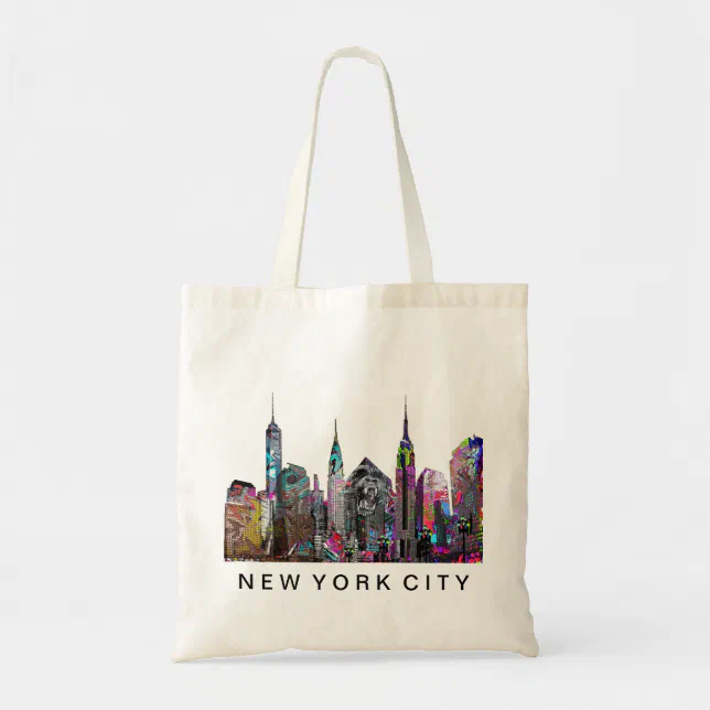 New York City in graffiti Tote Bag | Zazzle