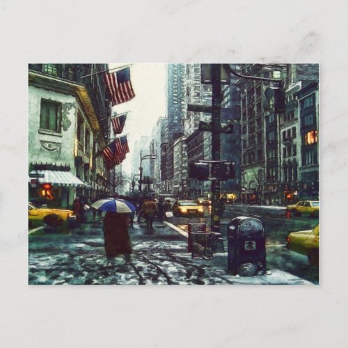 New York City in Winter Postcard