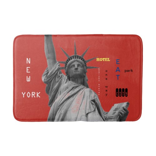 New York City Lady Liberty Bath Mat