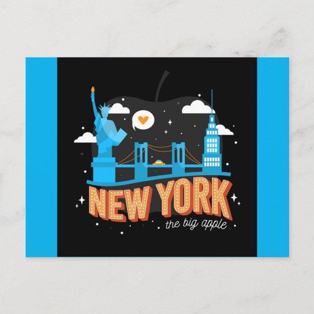 New York City Landmark Postcard (Front)
