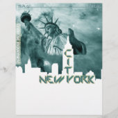New York City Liberty Skyline (Front)
