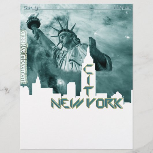 New York City Liberty Skyline (Front)