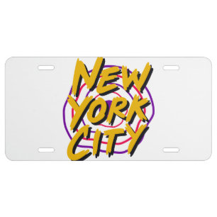 New York City 🏙️ licence plate !
