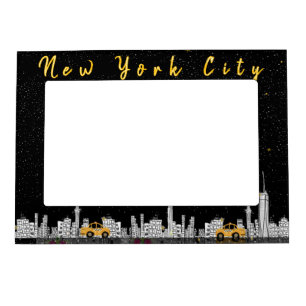 New York City License Plate Personalize Magnetic Frame