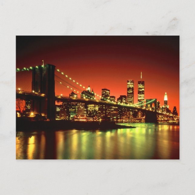 New York City Lights Postcard (Front)