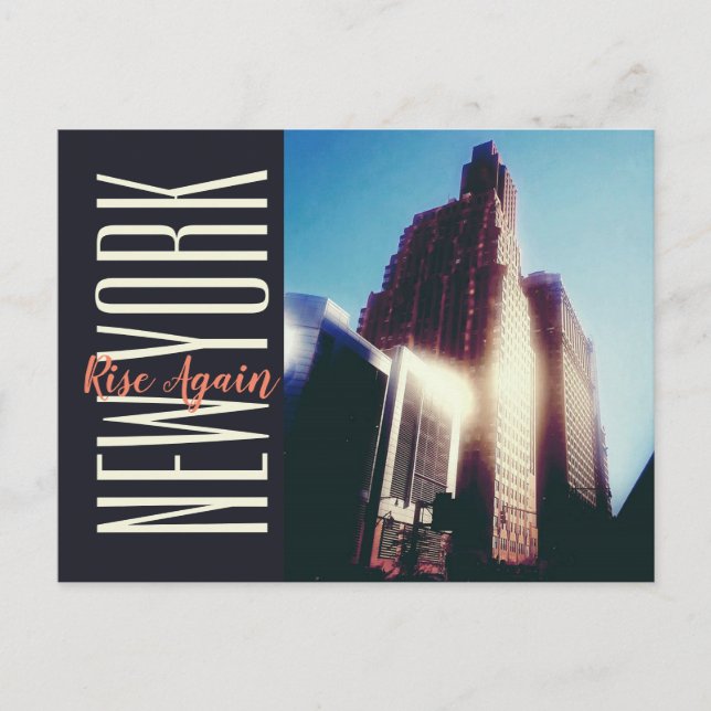 New York City-Lower Manhattan Postcard (Front)