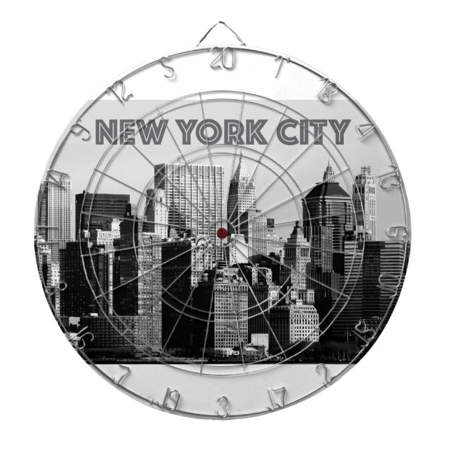 New York City  Lower-Manhattan Pro Photo Dart Board (Front)