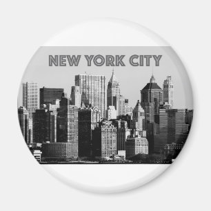 New York City  Lower-Manhattan Pro Photo Magnet