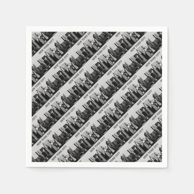 New York City  Lower-Manhattan Pro Photo Napkins (Front)