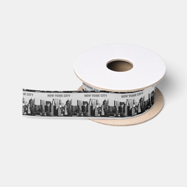 New York City  Lower-Manhattan Pro Photo Satin Ribbon (Spool)