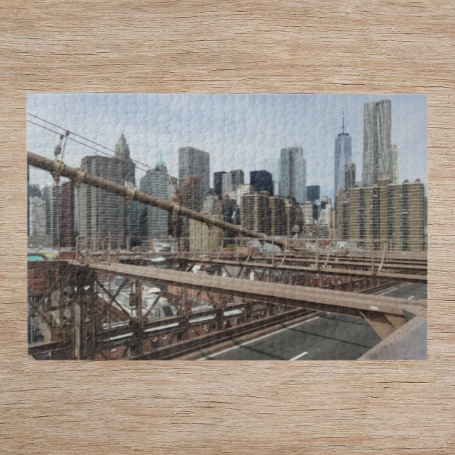 New York City Lower Manhattan Skyline Jigsaw Puzzle (In Situ)