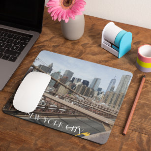 New York City Lower Manhattan Skyline Mouse Pad