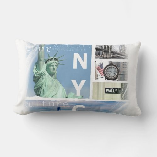 New York City Lumbar Pillow