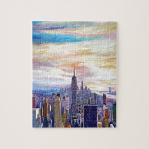 New York City Manhatta Skyline Jigsaw Puzzle