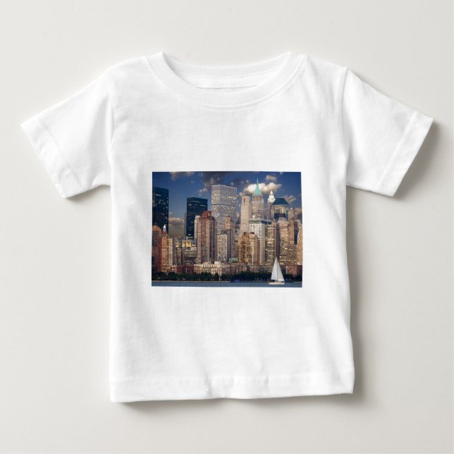New York City Manhattan Baby T-Shirt (Front)