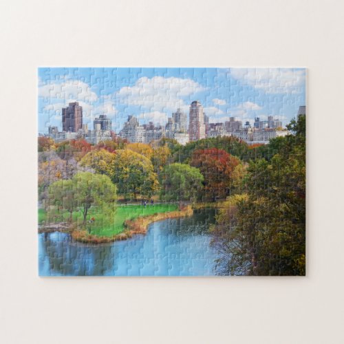 New York City Manhattan Central Park Panorama Jigsaw Puzzle