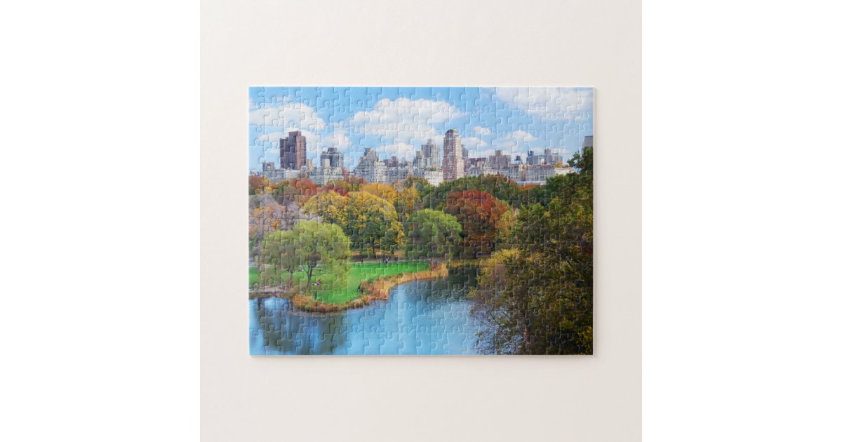 New York City Manhattan Central Park Panorama Jigsaw Puzzle | Zazzle