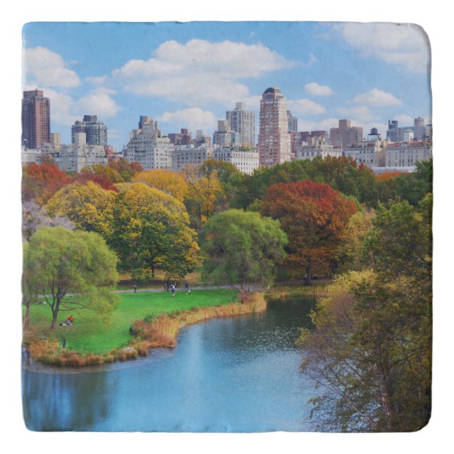 New York City Manhattan Central Park Panorama Trivet (Front)